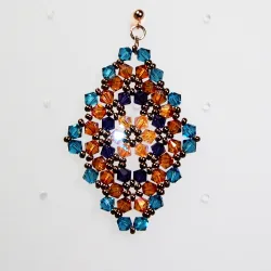 Pierces - Rose Gold filled 14K - Earrings Rhombus Talia - Pierces - Rose Gold filled 14K - Rose Gold filled 14K
